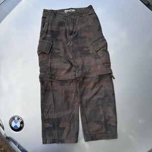 Vintage OTB Reg US plaid Camouflaged Zip Legged Pants Size Reg8